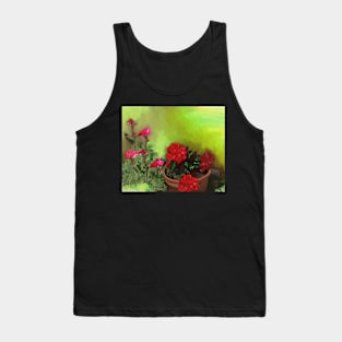 Begonia and Geranium Tank Top